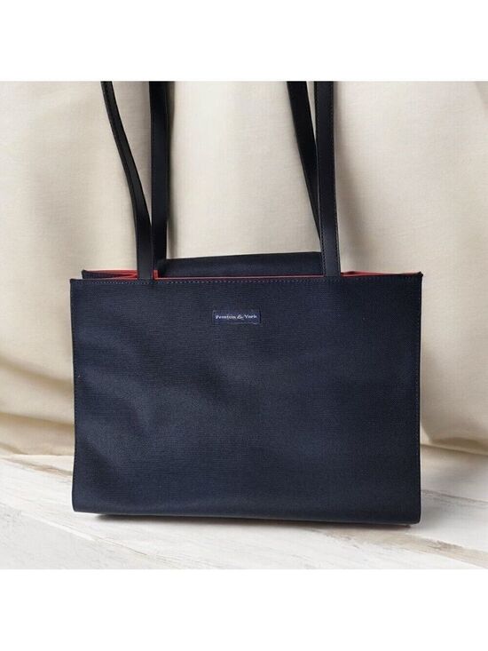 Preston & York Handbags - Preston & York Cloth Shoulder Bag - Blue & Red